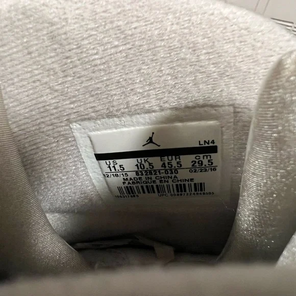 Nike Air Jordan Metallic Sneakers